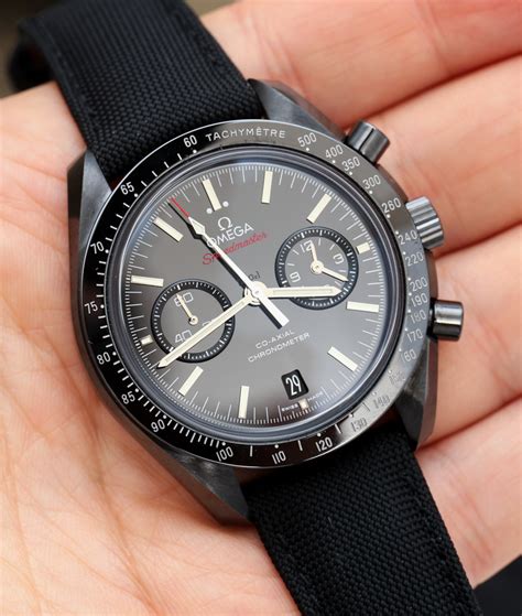 used omega speedmaster dark side of the moon|Omega Speedmaster moonwatch black ceramic.